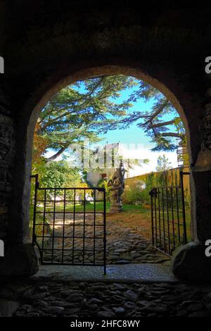 Architecture of Juval Museum in Juval Resort, South Tyrol, Italy, Europe Stock Photo