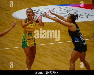 Constellation Box Example Liz Watson of Australia Diamonds looks on during Game 3 of the ...