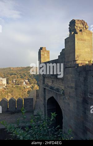 remains of kangra fort, himachal pradesh Stock Photo