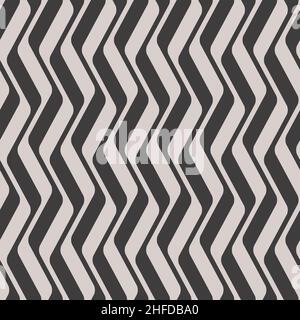 Zigzag Chevron Lines Seamless Background in Black and White Color. Vector Tileable pattern. Stock Vector