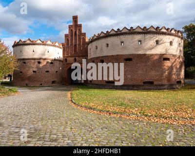 The Salzwedeler Gate is the only one of four city gates which is still preserved in the hanse city Gardelegen. It was built in the 16th century and wa Stock Photo