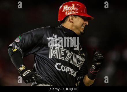 MAZATLAN, MEXICO - FEBRUARY 02: Ramiro Peña of Tomateros de Culiacán ,  during the game between Puerto Rico and Mexico as part of Serie del Caribe  2021 at Teodoro Mariscal Stadium on