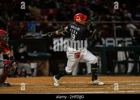 MAZATLAN, MEXICO - FEBRUARY 02: Ramiro Peña of Tomateros de Culiacán ,  during the game between Puerto Rico and Mexico as part of Serie del Caribe  2021 at Teodoro Mariscal Stadium on