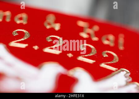 Cologne, Germany. 14th Jan, 2022. ILLUSTRATION - A so-called love lock