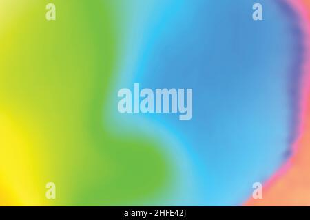 Fluid art. Modern artwork mesh gradient background. Mixture of colorful paint splash liquid. Abstract holographic texture, gradient waves. Vector Stock Vector