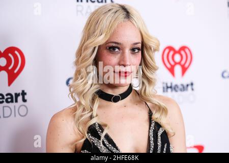 Inglewood, United States. 15th Jan, 2022. INGLEWOOD, LOS ANGELES, CALIFORNIA, USA - JANUARY 15: Musical artist Michelle Joy of Cannons attends the iHeartRadio ALTer EGO 2022 held at The Forum on January 15, 2022 in Inglewood, Los Angeles, California, United States. (Photo by Xavier Collin/Image Press Agency/Sipa USA) Credit: Sipa USA/Alamy Live News Stock Photo