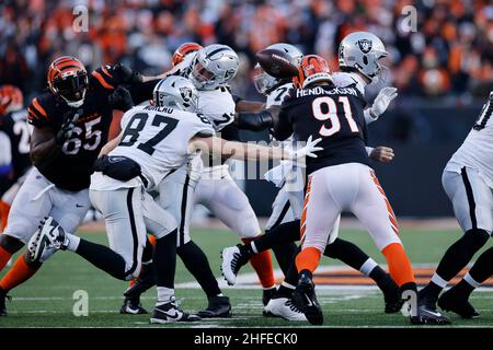 Cincinnati Bengals Defensive End Trey Hendrickson (91) Is Seen During ...