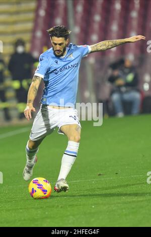 Salerno, Italy. 15th Jan, 2022. Luis Alberto (SS Lazio) in action during the Serie A match between US Salernitana 1919 and SS Lazio at Stadio Arechi. Lazio wins 3-0. (Photo by Agostino Gemito/Pacific Press) Credit: Pacific Press Media Production Corp./Alamy Live News Stock Photo