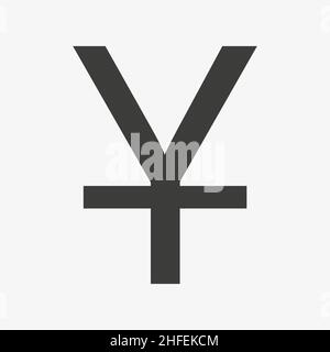 Yuan icon. Chinese currency symbol. CNY sign Stock Vector