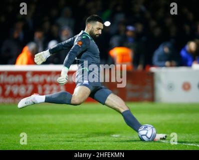 DAGENHAM, ENGLAND - JANUARY 15:  Steve Arnold of Southend United  during FA Trophy Fourth Round between Dagenham and Redbridge and  Southend United at