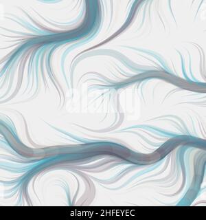Abstract Perlinnoise Geometrical generative computational art illustration Stock Vector
