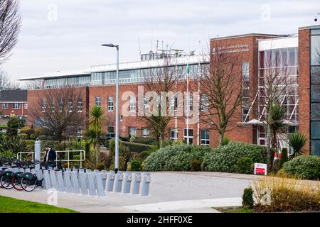 Limerick, Ireland-January, 15,2022.View on the Limerick Institute of Technology Stock Photo