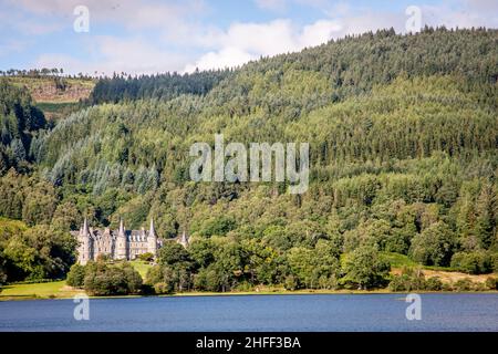 The Trossachs Hotel on the shores of Loch Achray, Perthshire, Scotland, UK Stock Photo