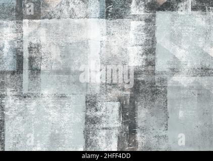 Handmade multilayered creative background made with various painting media Stock Photo