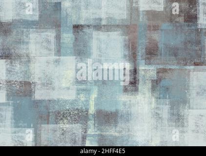 Handmade multilayered creative background made with various painting media Stock Photo