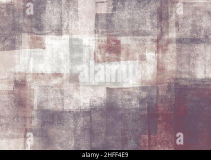Handmade multilayered creative background made with various painting media Stock Photo