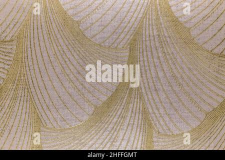 retro textile tapestry background texture with a glossy texture Stock Photo