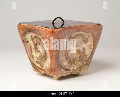 Water Jar (mizusashi), 19th century. Stock Photo