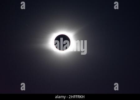 2017 Total Solar Eclipse Stock Photo