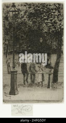 The Children's Hour, Summer Evening, Parson's Green, 1906. Stock Photo