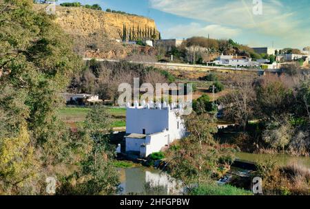 Realaje mill in Alcalá de Guadaira, Seville, Spain Stock Photo