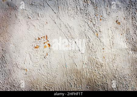 Texture background steel surface rust and paint traces. Vignette. Stock Photo