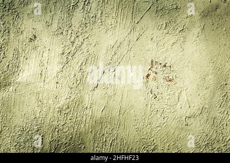 Texture background steel surface rust and paint traces. Vignette. Stock Photo