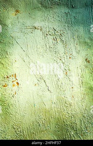 Texture background steel surface rust and paint traces. Vignette. Stock Photo