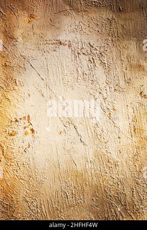 Texture background steel surface rust and paint traces. Vignette. Stock Photo