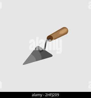 Trowel icon. Cartoon of sickle vector icon Stock Vector