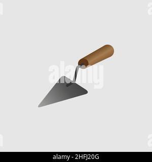 Trowel icon. Cartoon of sickle vector icon Stock Vector