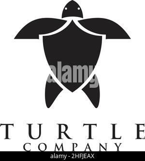 Turtle logo icon design vector illustration template Stock Vector