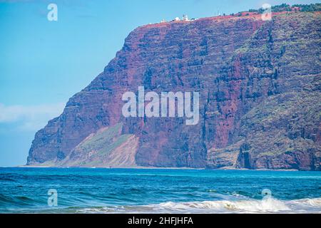 Deserted sandy beach on Polihale State Park on Kauai Island, Hawaii. Stock Photo