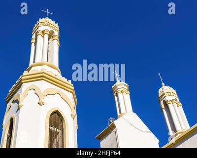 Tegucigalpa is the capital city of Honduras. Set in a central valley surrounded by mountains, it’s known for it's Spanish colonial architecture. Stock Photo