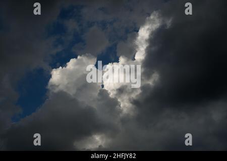 Dark Storm Clouds Stock Photo