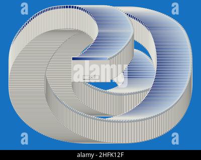 Old computer window with many blank error messages. Retro pc interface with problem or glitch, vintage web browser alert, software system bug or virus Stock Vector
