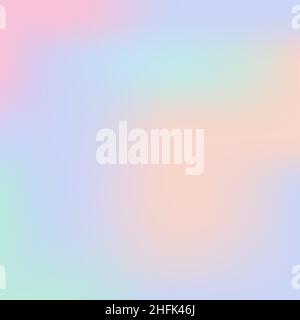 Blurred abstract gradient background for web, presentation, print. Blur image muted color, pink blue pastel light effect holographic, soft blurry busi Stock Vector