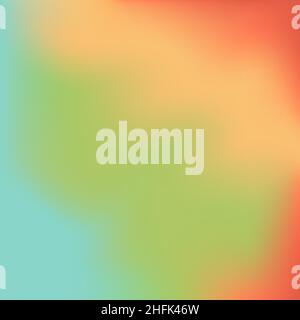 Blurred abstract gradient background for web, presentation, print. Blur image in green muted color, pastel light effect holographic, soft blurry busin Stock Vector