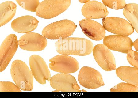 Close up of Salted Peanuts, Salty Peanuts Pattern Stock Photo