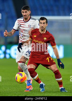 Alessandro Deiola of Cagliari in action during the Serie A match