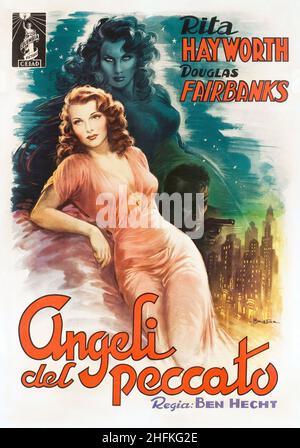 RITA HAYWORTH in ANGELS OVER BROADWAY (1940), directed by BEN HECHT. Credit: COLUMBIA PICTURES / Album Stock Photo