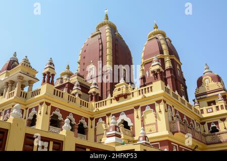 Shri Lakshmi Narain Temple (Laxminarayan Mandir / Birla Mandir), a Hindu temple in New Delhi, India, South Asia Stock Photo