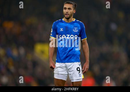 Dominic Calvert-Lewin of Everton - Norwich City v Everton, Premier League, Carrow Road, Norwich, UK - 15th January 2022  Editorial Use Only - DataCo restrictions apply Stock Photo