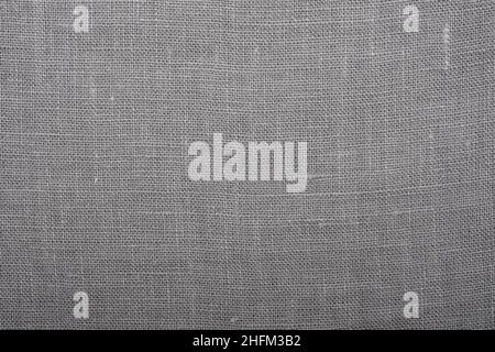 Natural linen fabric texture. Textured fabric background Stock Photo