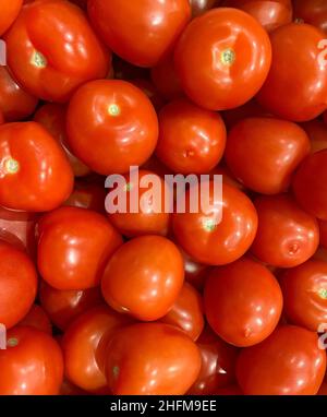 Background of fresh red tomato  Stock Photo