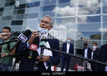 Cecilia Fabiano/LaPresse June 17 , 2020 Rome (Italy) News Civic Service School. Rutelli presents the new school for administrators of tomorrow In the pic : Francesco Rutelli Stock Photo