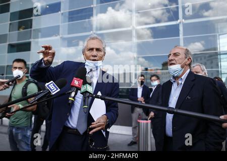 Cecilia Fabiano/LaPresse June 17 , 2020 Rome (Italy) News Civic Service School. Rutelli presents the new school for administrators of tomorrow In the pic : Francesco Rutelli Stock Photo