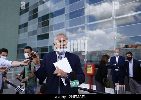 Cecilia Fabiano/LaPresse June 17 , 2020 Rome (Italy) News Civic Service School. Rutelli presents the new school for administrators of tomorrow In the pic : Francesco Rutelli Stock Photo