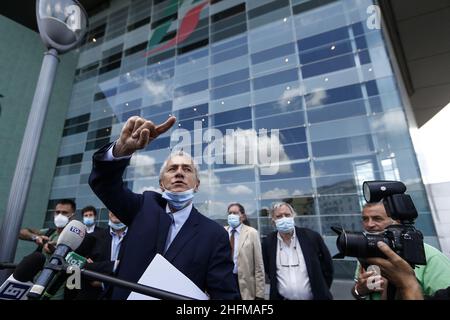 Cecilia Fabiano/LaPresse June 17 , 2020 Rome (Italy) News Civic Service School. Rutelli presents the new school for administrators of tomorrow In the pic : Francesco Rutelli Stock Photo