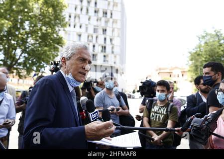 Cecilia Fabiano/LaPresse June 17 , 2020 Rome (Italy) News Civic Service School. Rutelli presents the new school for administrators of tomorrow In the pic : Francesco Rutelli Stock Photo